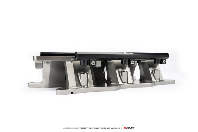 AMS Performance Infiniti Q50/Q60 Port Injection Lower Manifold - Black-thumbmail-5