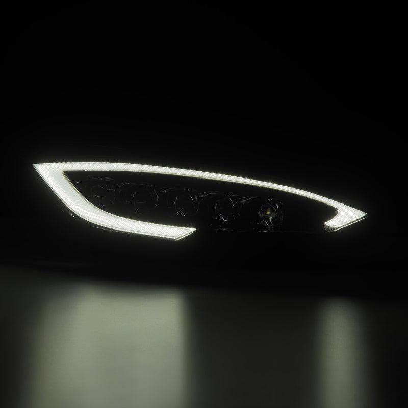 AlphaRex 12-21 Tesla Model S NOVA LED Proj Headlights Alpha-Black w/Actv Light & Seq.Sig / SB DRL-thumbmail-2