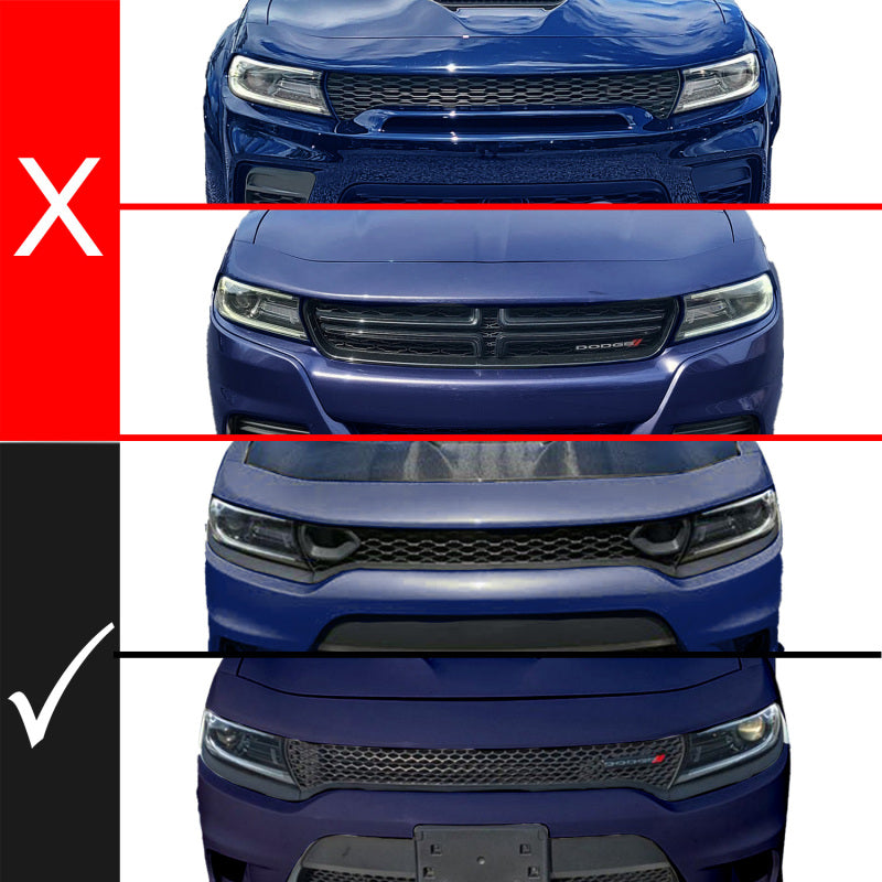 ANZO 15-23 Dodge Charger Black LED Grille w/ Initiation & Running Light/DRL Bar-thumbmail-7