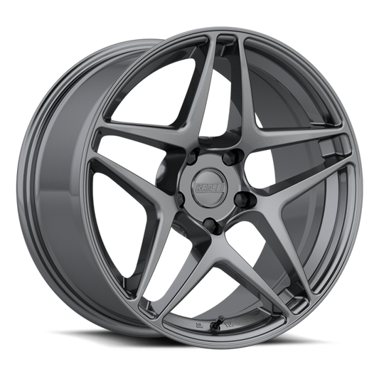Kansei K15G Astro 18x8.5in / 5x108 BP / 35mm Offset / 63.4mm  Bore - Gunmetal