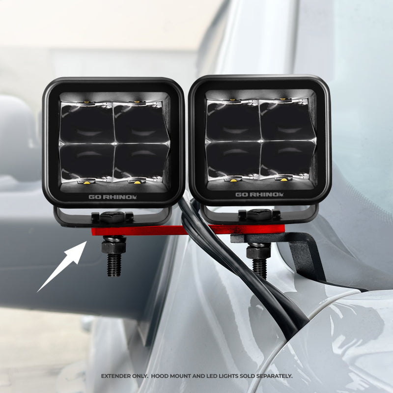 Go Rhino Universal XE Hood Hinge Cube Light Mount-thumbmail-3