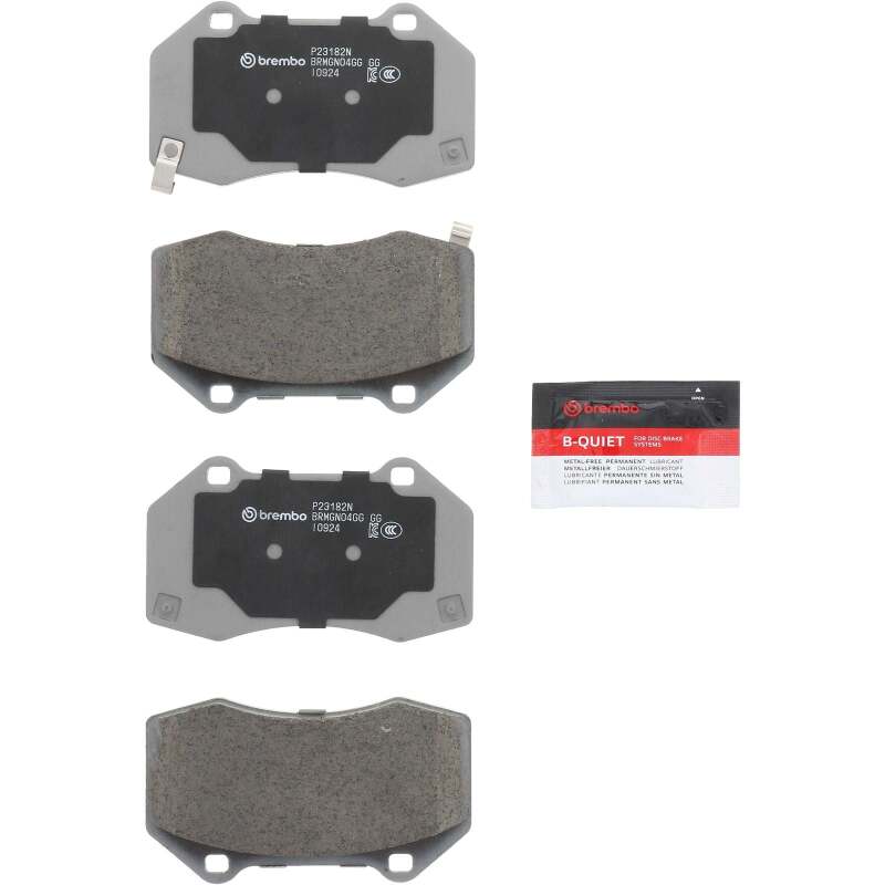 Brembo 08-10 Mazda MX-5 Miata/ Chevrolet HHR/ Chevrolet Cobalt Front NAO Brake Pad-thumbmail-15