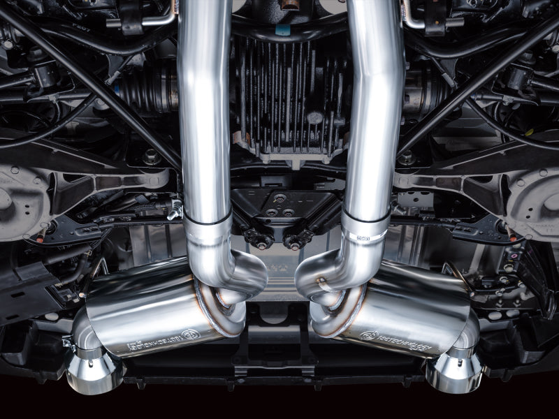 AWE 2023 Nissan Z RZ34 RWD Touring Edition Catback Exhaust System w/ Chrome Silver Tips-thumbmail-6