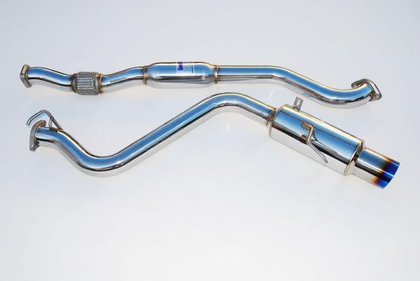 Invidia 08-09 WRX Sedan 76mm (101mm tip) REGULAR Titanium Tip Cat-back Exhaust-thumbmail-2