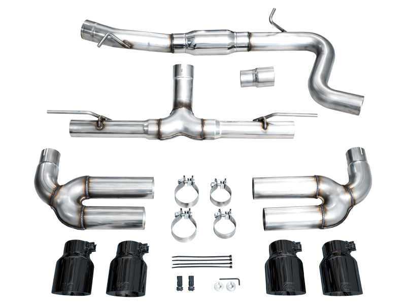 AWE 22-24 Audi 8Y S3 Track Edition Exhaust  - Diamond Black Tips-thumbmail-12