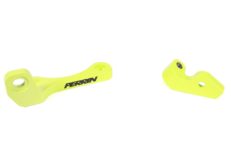 Perrin 2022+ Subaru WRX/19-23 Ascent/Legacy/Outback Top Mount Intercooler Bracket - Neon Yellow-thumbmail-3
