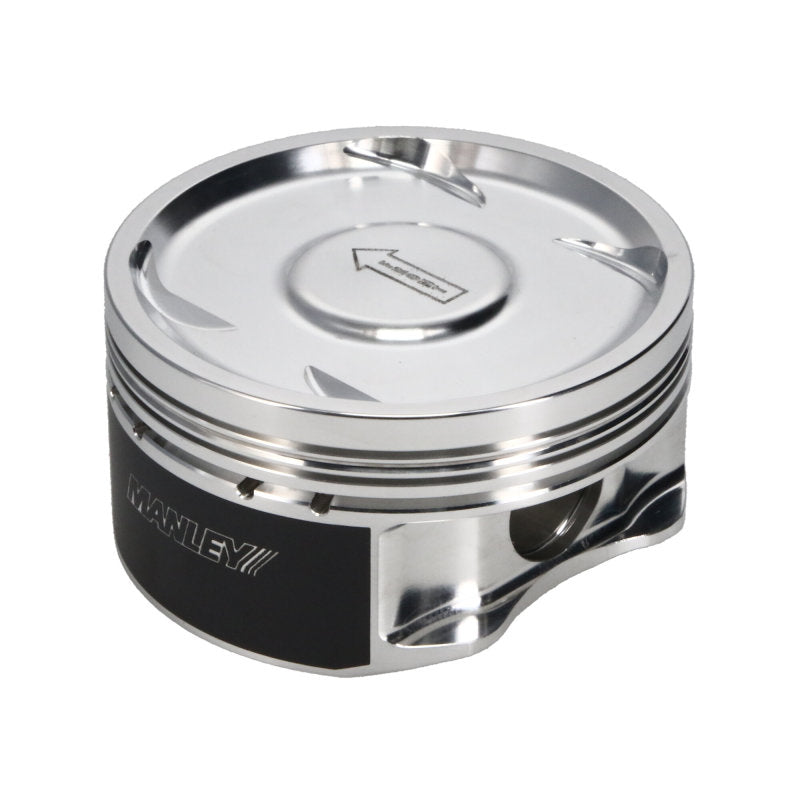 Manley 04+ Subaru WRX STi (EJ257) 75mm DE-STROKED 100mm +.5mm Bore 8.5:1 Dish Piston Set w/ Rings-thumbmail-6