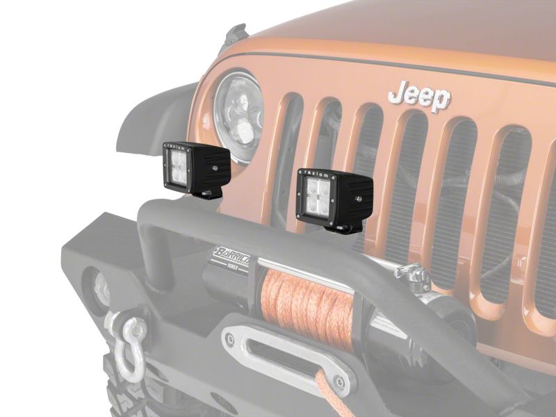 Raxiom 3-In Square 4-LED Off Road Light Spot Beam Universal (Some Adaptation May Be Required)-thumbmail-5