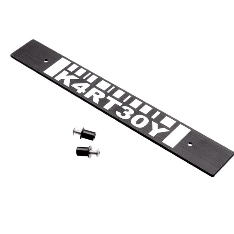 Kartboy Subaru License Plate Delete - Black Barcode-thumbmail-1