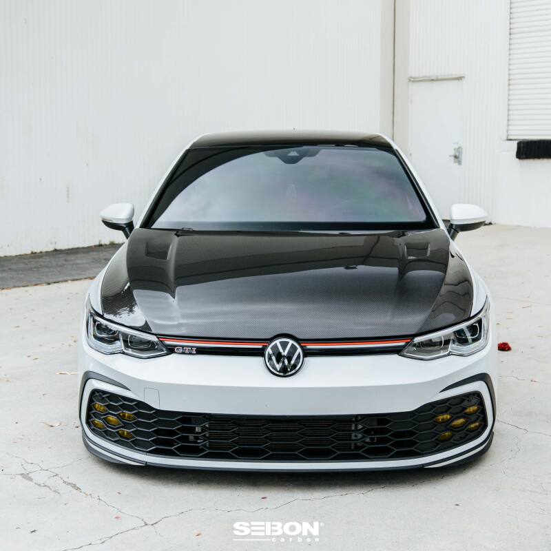 Seibon 22-23 Volkswagen Golf GTI/R  TM-Style Carbon Fiber Hood-thumbmail-6