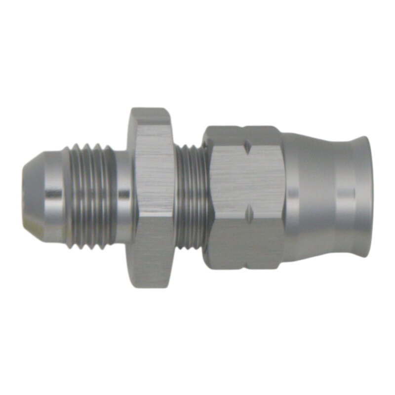 DeatschWerks 6AN Male Flare to 3/8in Hardline Compression Adapter - Includes 1 Olive Insert-thumbmail-1