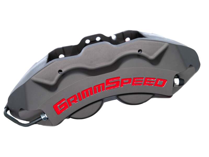GrimmSpeed 02-21 Subaru WRX/STI 4-Piston Brake Caliper Kit - Gray (For 340mm Rotor)-thumbmail-1