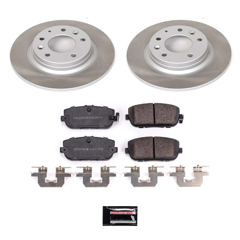 Power Stop 06-15 Mazda MX-5 Miata Rear Semi-Coated Rotor Kit-thumbmail-1
