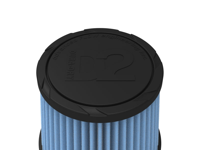 aFe POWER Universal Clamp-On Air Filter w/ D2 Dura-Dry Media - 3-3/4in F x 6in B x 4-3/4in T x 5in H-thumbmail-5