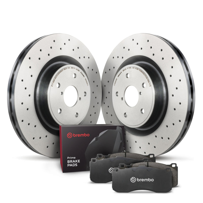 Brembo OE 17-23 Porsche 718 Boxster/718 Cayman/13-16 Boxster/14-16 Cayman Rear Disc Brake Kit-thumbmail-1