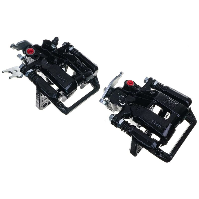 Power Stop 09-14 Acura TSX Rear Black Caliper - Pair w/Bracket-thumbmail-3