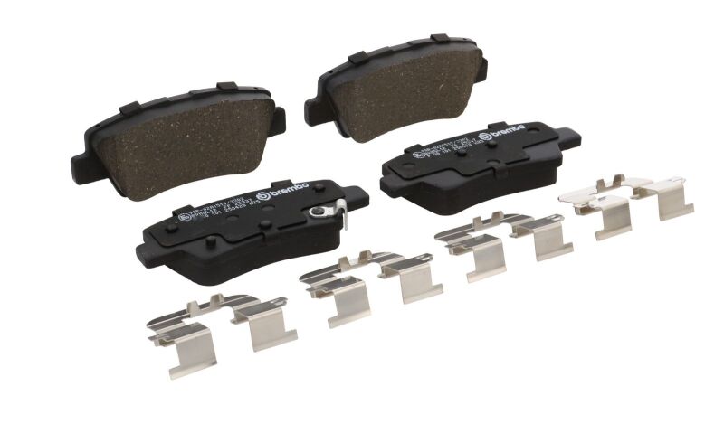 Brembo OE 21-23 Hyundai Kona/19-24 Kona Electric/19-21 Veloster Low-Met Brake Pad - Rear-thumbmail-12
