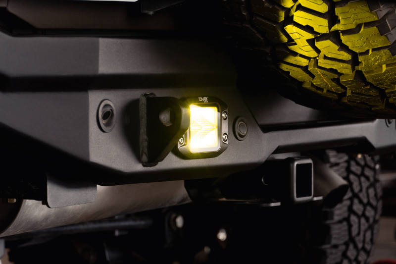 DV8 3-Inch Elite Series LED Amber Flush Mount Pod Light-thumbmail-6