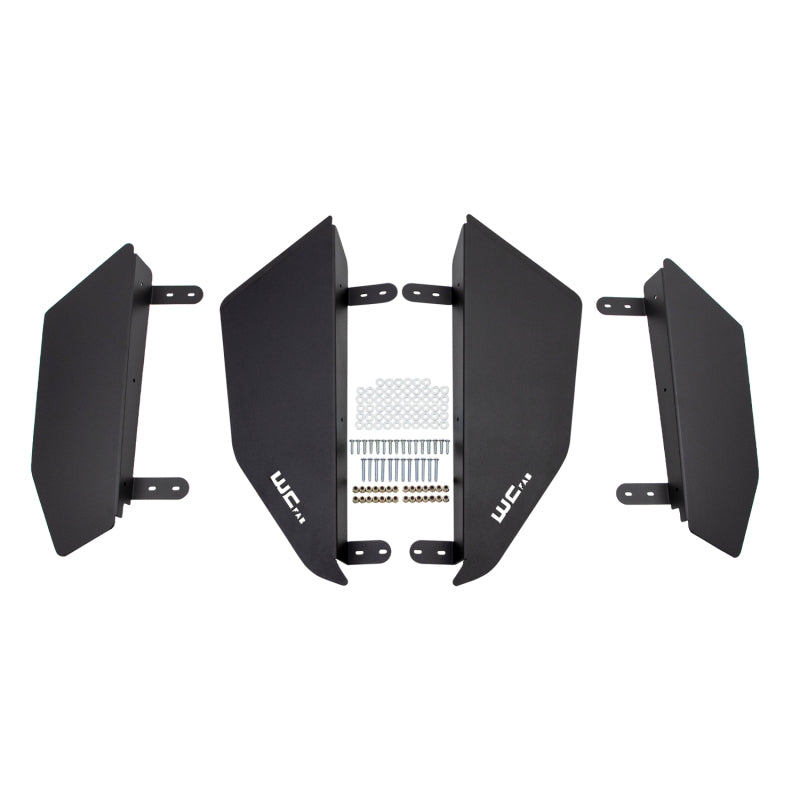 Wehrli 2019+ Honda Talon 1000X 4 Seat Lower Door Kit - Fine Texture Black-thumbmail-1