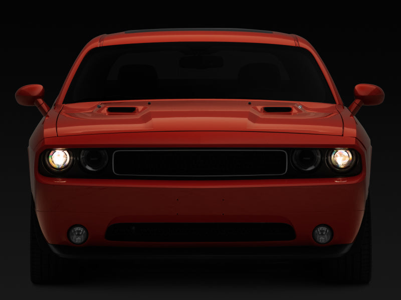 Raxiom 08-14 Dodge Challenger Halo Projctr Headlights w/Sequential Turn Signals-Blk Hsng(Clear Lens)-thumbmail-8