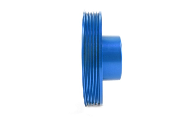 Perrin 93-11 Subaru Impreza / 04-21 STI / 02-14 WRX EJ Engines (w/o AC ONLY) Crank Pulley - Blue-thumbmail-2