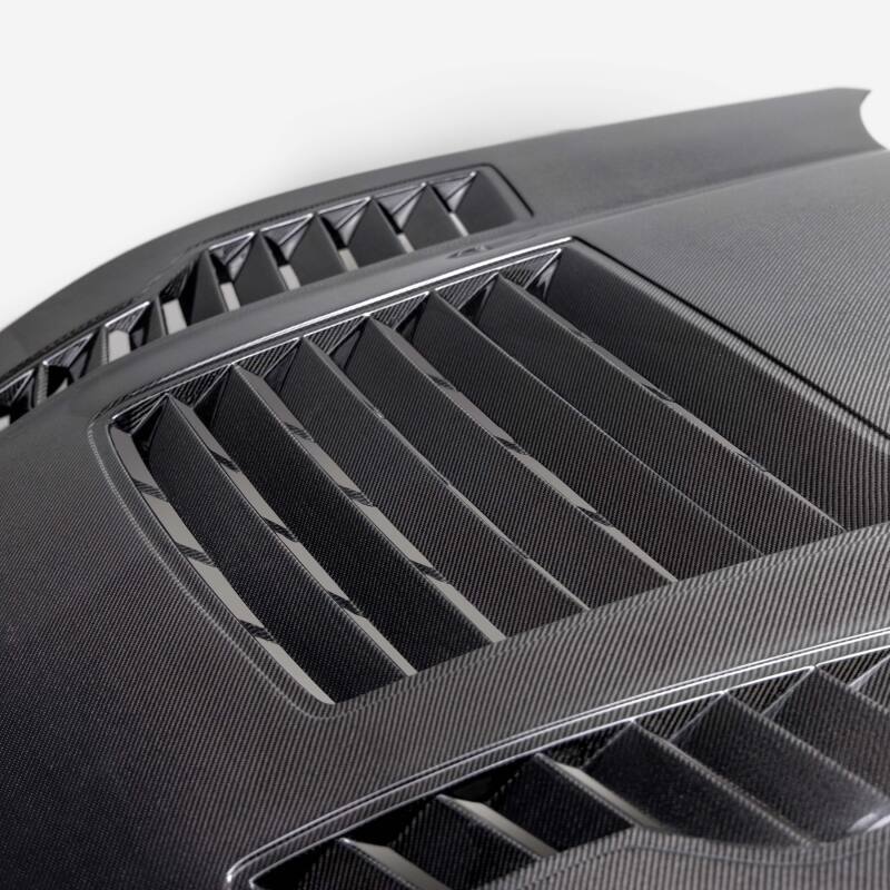 Anderson Composites 2024 Ford Mustang Type-GT4 Double-Sided Carbon Fiber Hood-thumbmail-3