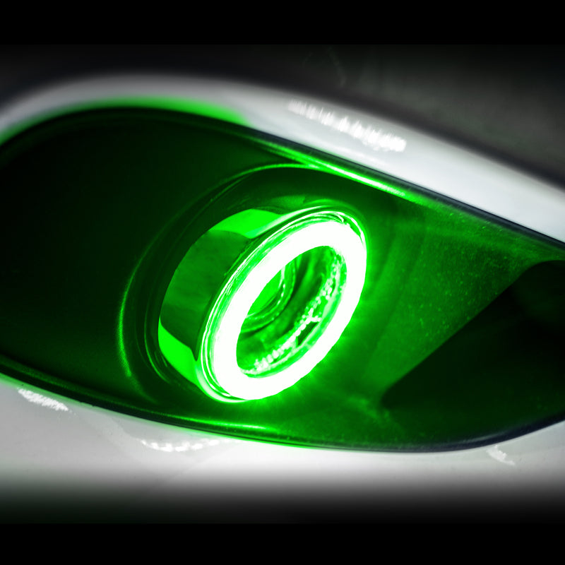 Oracle 10-12 Jaguar XK8 Surface Mount LED Fog Light Halo Kit - Green-thumbmail-4