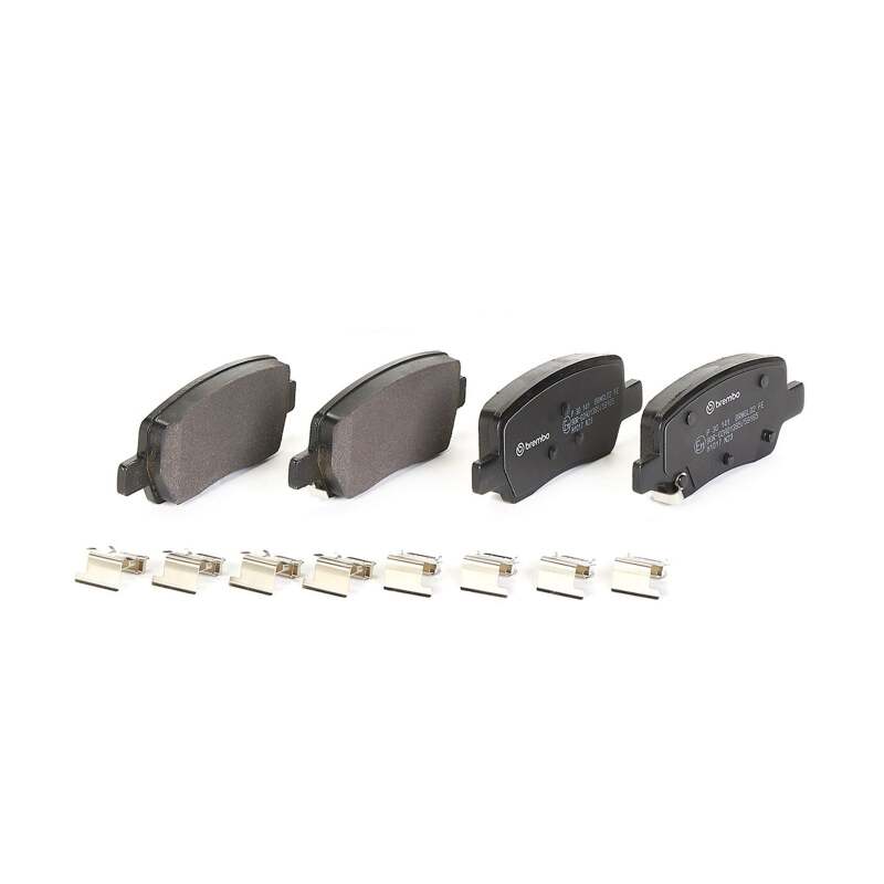 Brembo OE 22-24 Hyundai Santa Cruz/21-23 Santa Fe/22-24 Kia Carnival Low-Met Brake Pad - Rear-thumbmail-2
