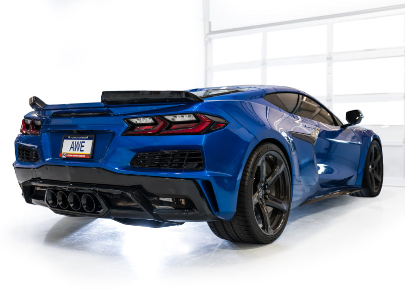 AWE 2023 C8 Corvette Z06 SwitchPath Cat-Back Exhaust - Diamond Black Tips-thumbmail-6