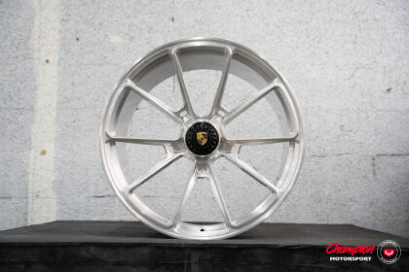 Vossen X Champion RS92 21X9.5 / ET50 / 5X130 / Brushed Gloss Clear Wheel / Taycan - Front-thumbmail-1