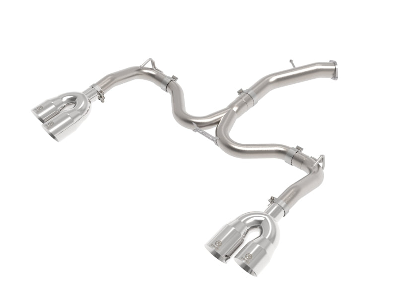 aFe 22-24 Kia Forte GT 1.6L 3in-2.5in 304 Stainless Steel Axle-Back Exhaust w/ Polished Tips-thumbmail-1