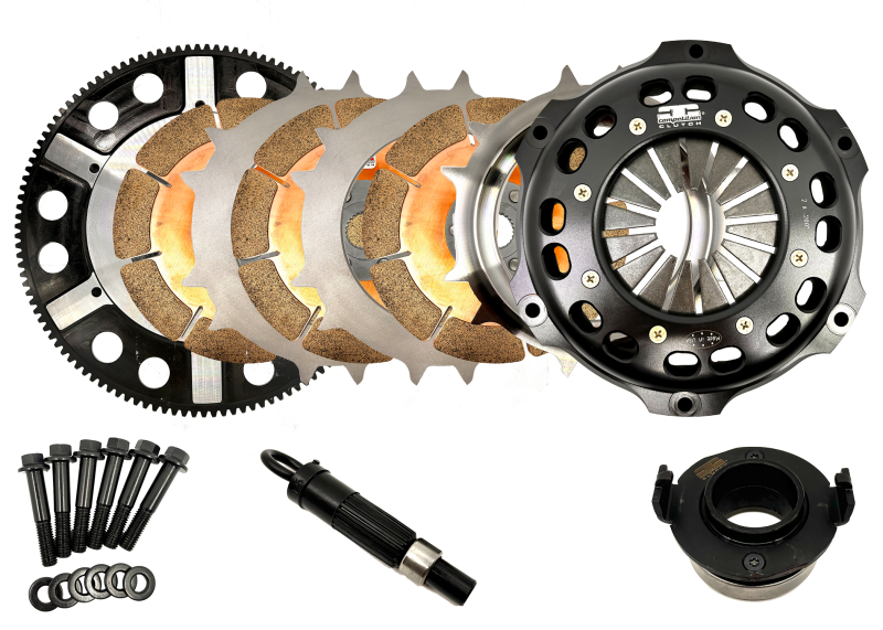 Competition Clutch Honda/Acura K Series 184mm Triple Disc Ceramic Clutch Kit-thumbmail-1