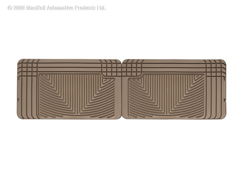 WeatherTech 96 GMC Rally Van Rear Rubber Mats - Tan-thumbmail-1