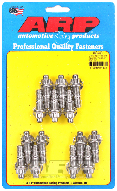 ARP Olds 350-455 3/8in 12pt SS Header Bolt Kit-thumbmail-1