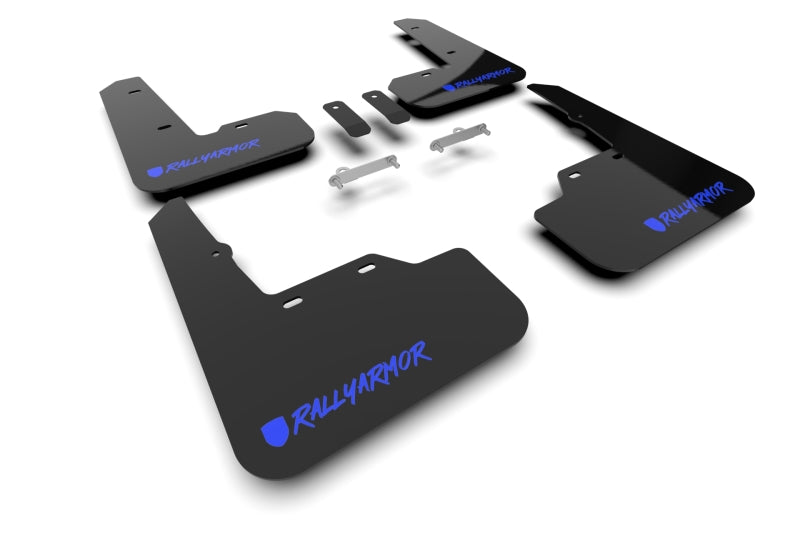Rally Armor 2022+ Subaru WRX Black UR Mud Flap Altered Font Blue Logo-thumbmail-1