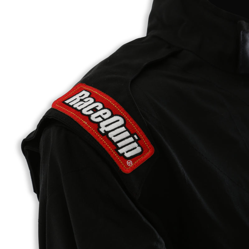 RaceQuip Black Chevron-1 Suit - SFI-1 Small-thumbmail-5