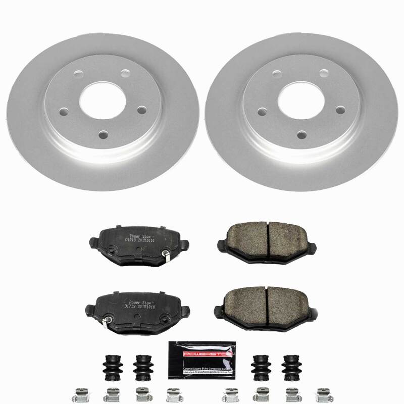 Power Stop 12-16 Chrysler Town & Country Rear Z23 Coated Brake Kit-thumbmail-1