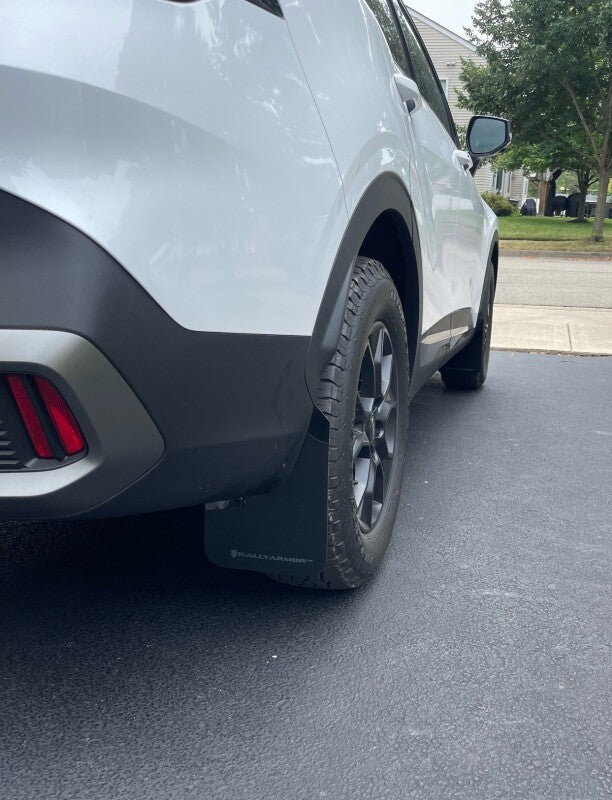 Rally Armor 23-24 Kia Sportage Black UR Mud Flap w/ Red Logo-thumbmail-4