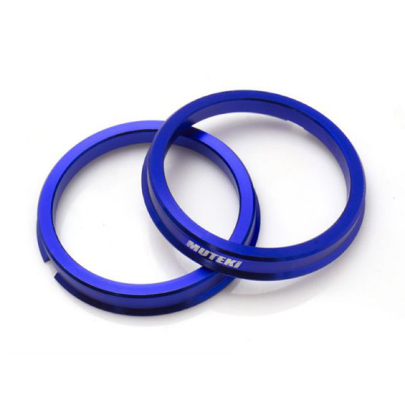 Wheel Mate Muteki Hub Ring 73.1mm x 64.1mm 2 Piece - Blue-thumbmail-1