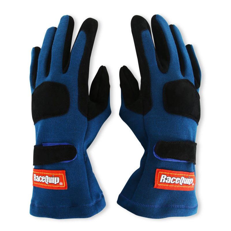 RaceQuip Blue 2-Layer SFI-5 Glove - Small