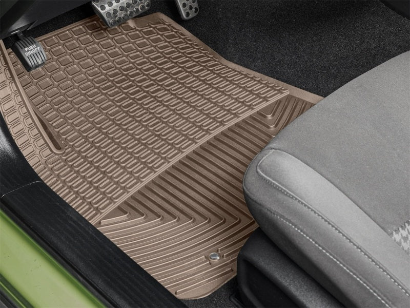 WeatherTech 17-23 Dodge Challenger 1st Row Front All-Weather Floor Mats - Tan-thumbmail-2
