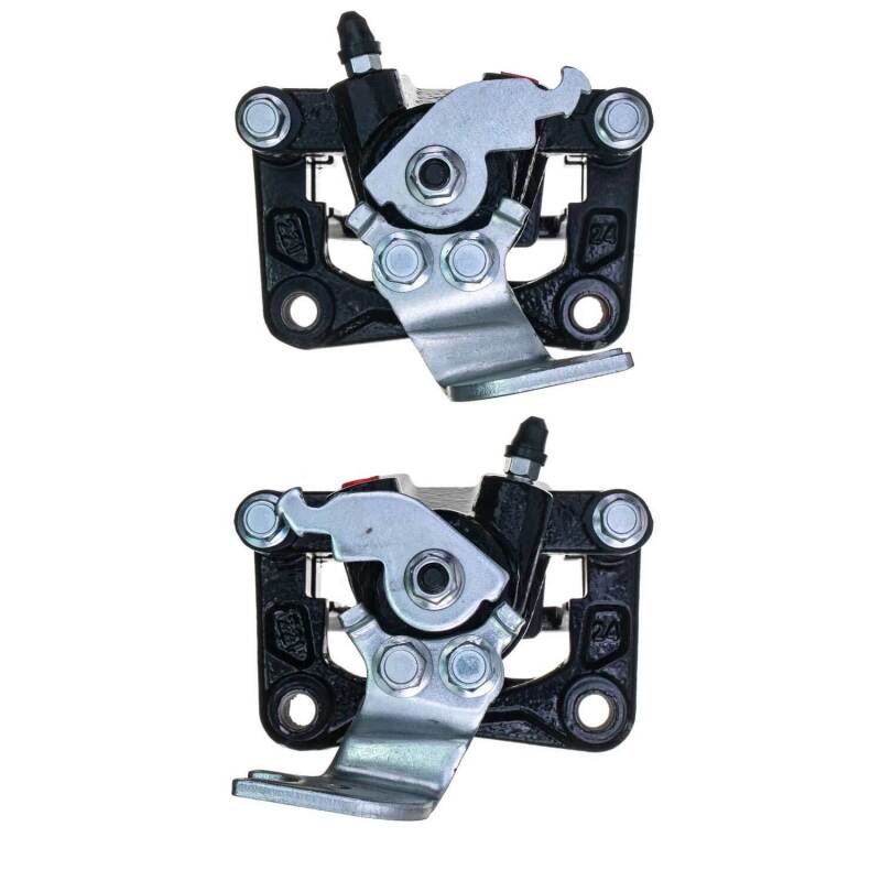 Power Stop 09-14 Acura TSX Rear Black Caliper - Pair w/Bracket-thumbmail-4