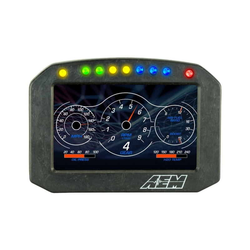 AEM CD-5G Carbon Flush Digital Dash Display w/ Internal 20Hz GPS & Antenna-thumbmail-7