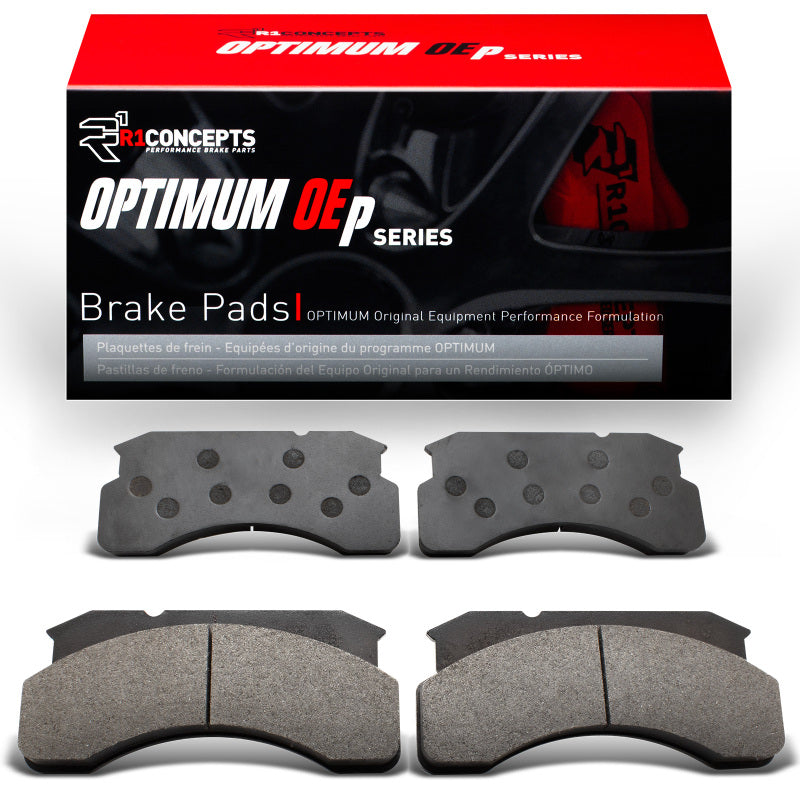 R1 83-99 Ford Lt800 Short Conventional Tandem Front Optimum OE Brake Pads-thumbmail-1