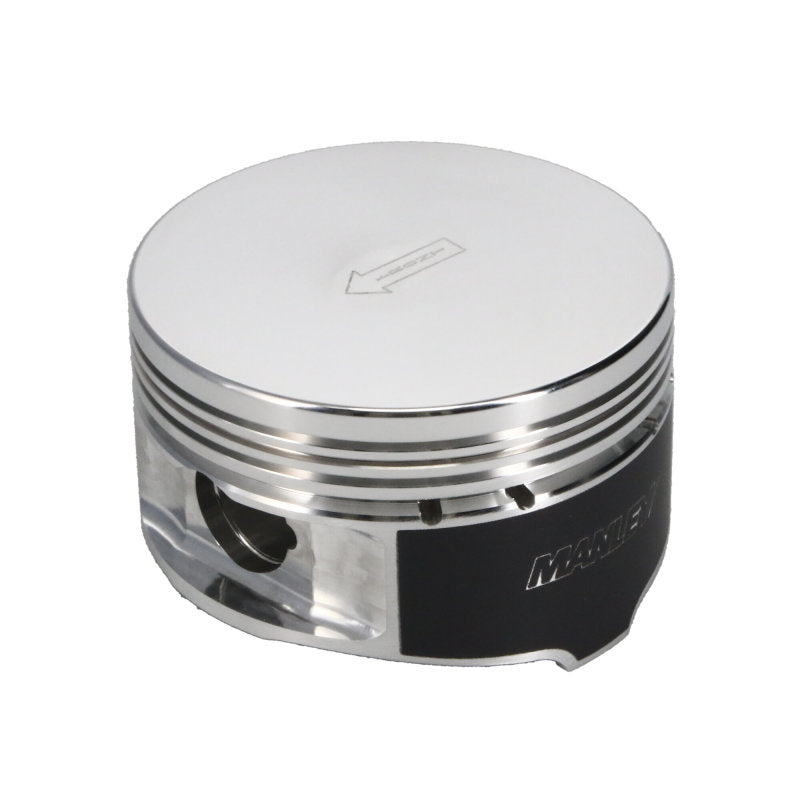 Manley Ford 4.6L/5.4L (3Valve) Flat Top Forged Aluminum 3.572in Bore 0cc Dome Piston Set-thumbmail-7