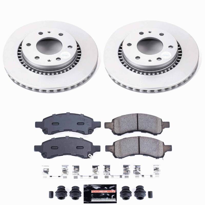 Power Stop 06-07 Buick Rainier Front Z23 Coated Brake Kit-thumbmail-1