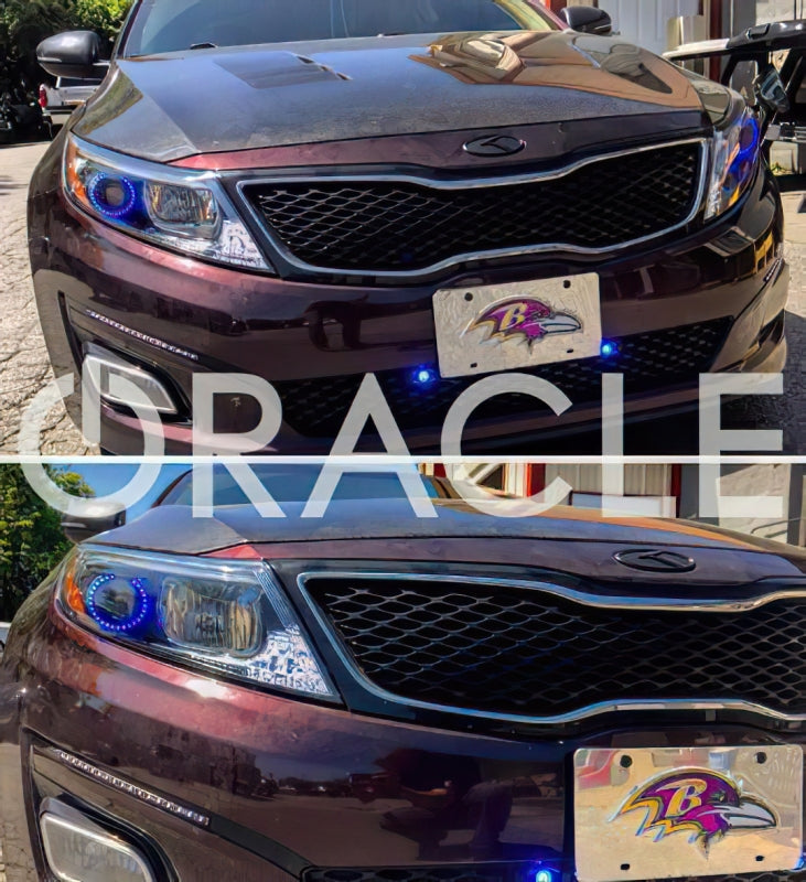Oracle 11-15 Kia Optima LED Headlight Halo Kit - Green-thumbmail-2