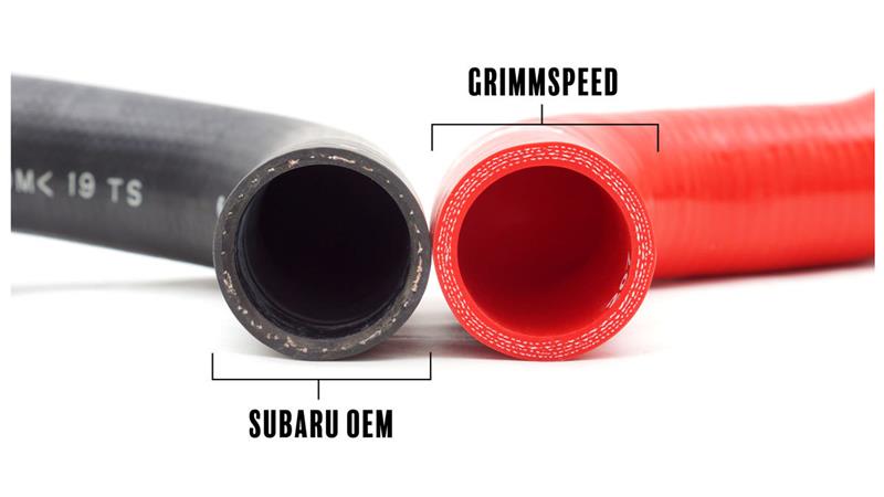 GrimmSpeed 15-17 Subaru WRX / 14-17 Subaru Forester XT Radiator Hose Kit - Red-thumbmail-2