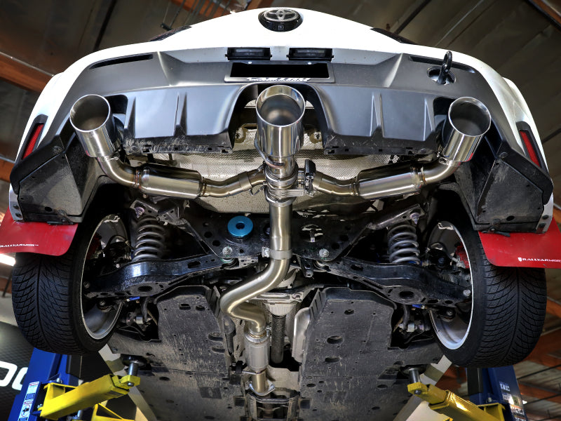 aFe 23-24 Toyota GR Corolla L3 1.6L (t) Gemini XV 3in to 2-1/2in Cat Back Exhaust w/ Black Tips-thumbmail-3