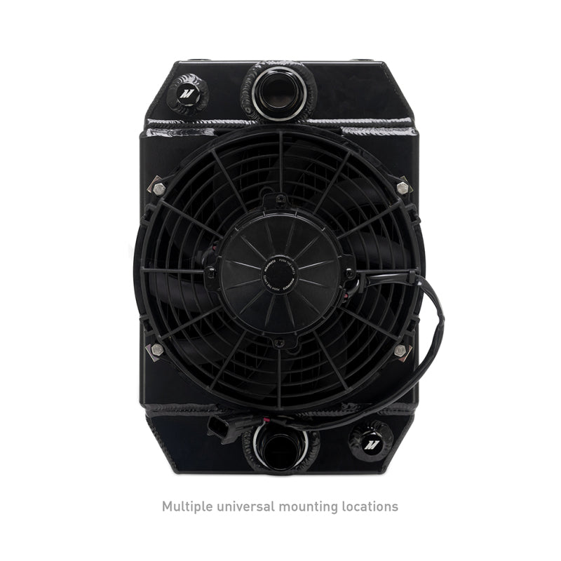 Mishimoto Universal Drag Race Performance Aluminum Radiator - Black-thumbmail-5